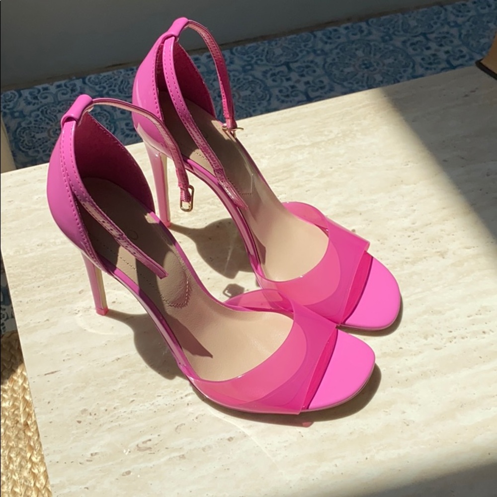 Hot pink heels